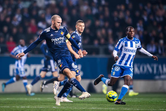 Djurgårdens Marcus Danielson och IFK Göteborgs Alhassan