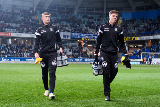 IFK Göteborgs Jesper Tolinsson och Emil Holm innan