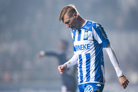 IFK Göteborgs Sebastian Eriksson deppar