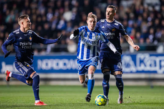 Djurgårdens Haris Radetinac och IFK Göteborgs Victor
