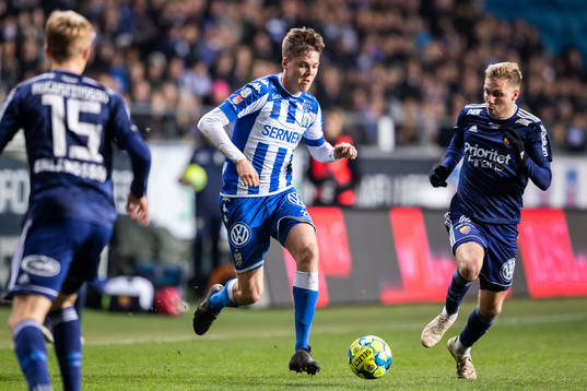 IFK Göteborgs Emil Holm och Djurgårdens Jonathan Ring