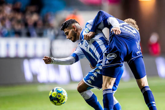 IFK Göteborgs Hosam Aiesh och Djurgårdens Jonathan