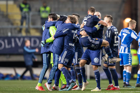Djurgårdens Marcus Danielson jublar