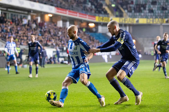 IFK Göteborgs Robin Söder och Djurgårdens Marcus