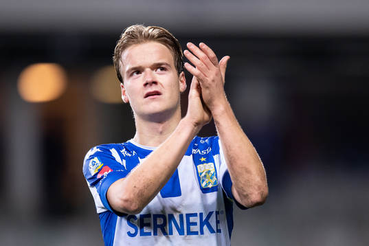 IFK Göteborgs August Erlingmark  tackar publiken