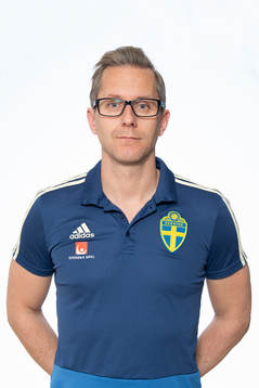 Förbundskapten Christofer Augustsson i P15-landslaget