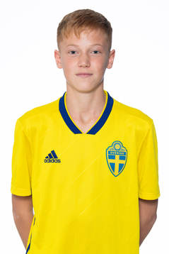 Hugo Larsson i P15-landslaget