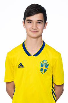 Lukas Vikgren i P15-landslaget