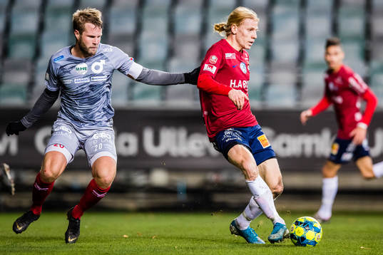 Degerfors Christoffer Wiktorsson och Örgrytes Gustav