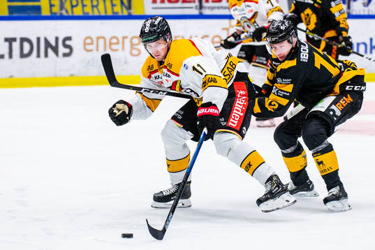 Luleås Petter Emanuelsson och Skellefteås Adam Pettersson