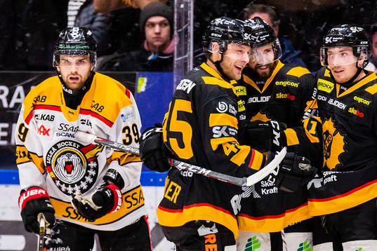 Skellefteås Oscar Möller, Tom Pyatt och Jesper Frödén