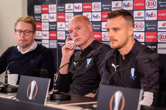 Communications officer Peter Åhlander, Uwe Rösler, head
