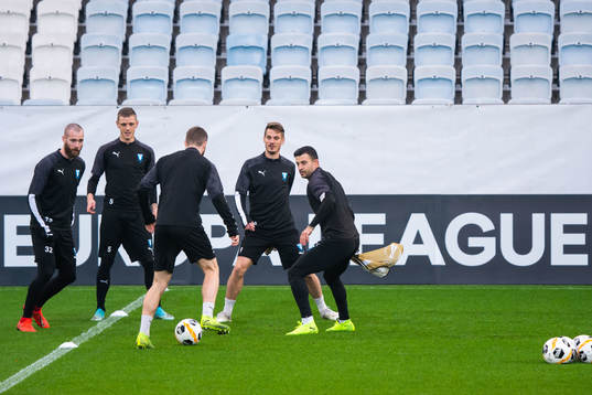 Jo Inge Berget, Sören Rieks, Markus Rosenberg and Behrang