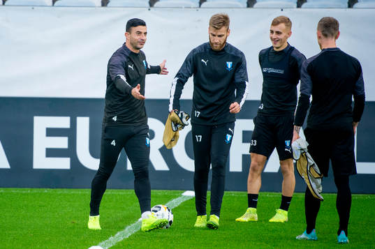 Behrang Safari, Rasmus Bengtsson, Amel Mujanic and Sören