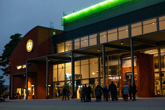 Monitor ERP Arena innan ishockeymatchen i SHL mellan