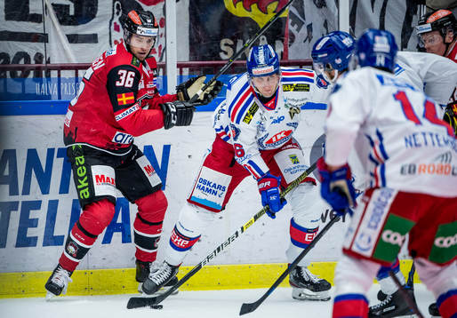 Malmö Redhawks Matias Myttynen mot Oskarshamns Arsi