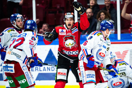 Malmö Redhawks Matias Myttynen jublar