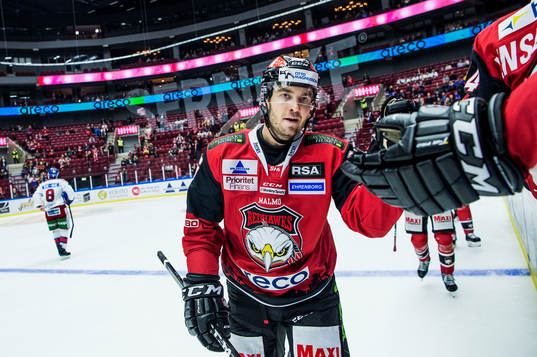 Malmö Redhawks Matias Myttynen jublar
