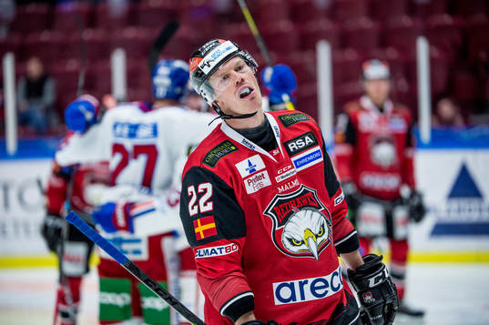 Malmö Redhawks Lars Bryggman deppar