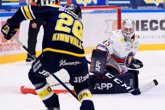 Växjös målvakt Viktor Andrén