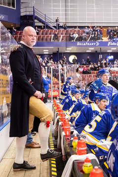 Leksands tränare Roger Melin i en Leksandsdräkt