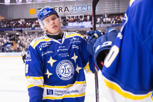 Leksands Filip Johansson jublar