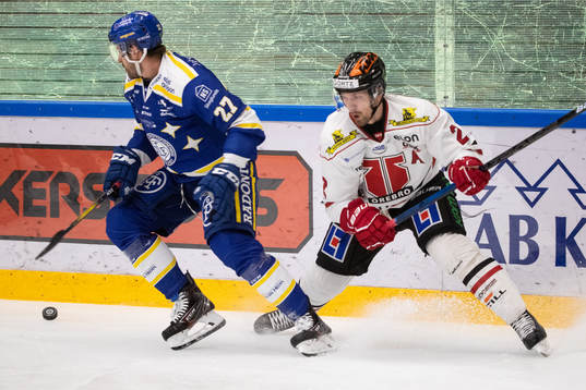 Leksands Marek Hrivik och Örebros Rasmus Rissanen