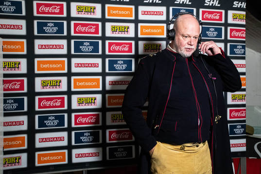 Leksands tränare Roger Melin i Leksandsdräkt
