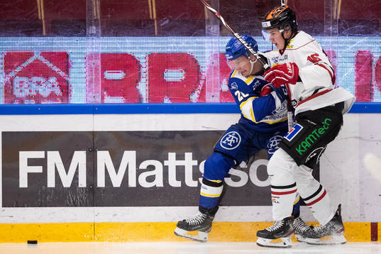 Leksands Patrik Zackrisson och Örebros Lukas Pilö