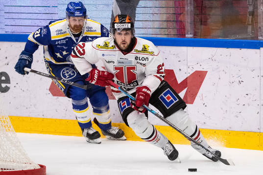 Örebros Jonathan Andersson och Leksands Mattias Ritola