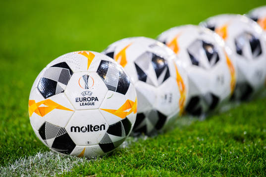 General view of official match balls