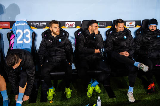 Substitute Rasmus Bengtsson, Behrang Safari and Markus