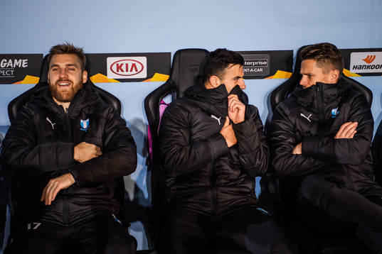 Substitute Rasmus Bengtsson, Behrang Safari and Markus