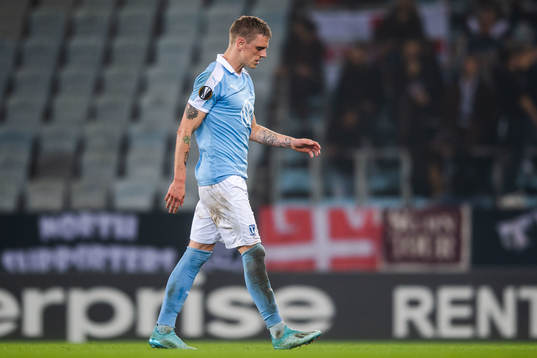 Sören Rieks of Malmö FF leaves the pitch