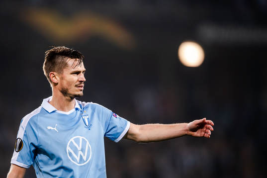 Markus Rosenberg of Malmö FF celebrates