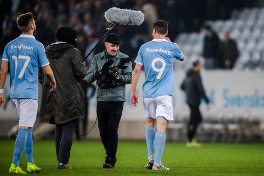 Markus Rosenberg of Malmö FF with bandage around his leg