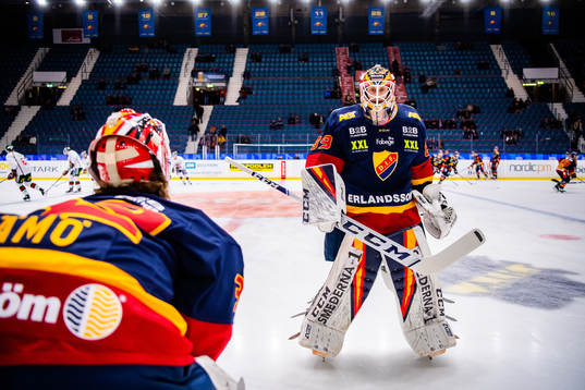 Djurgårdens målvakt Karri Rämö och målvakt Niklas