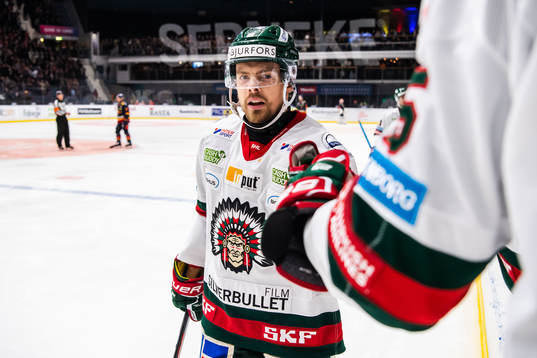 Frölundas Mats Rosseli Olsen jublar