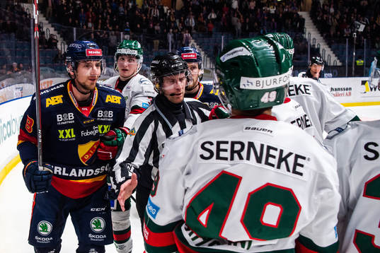 Djurgårdens Anton Hedman i bråk med Frölundas Rhett