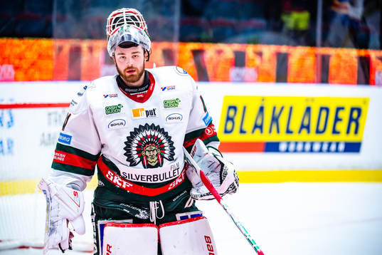 Frölundas målvakt Niklas Rubin