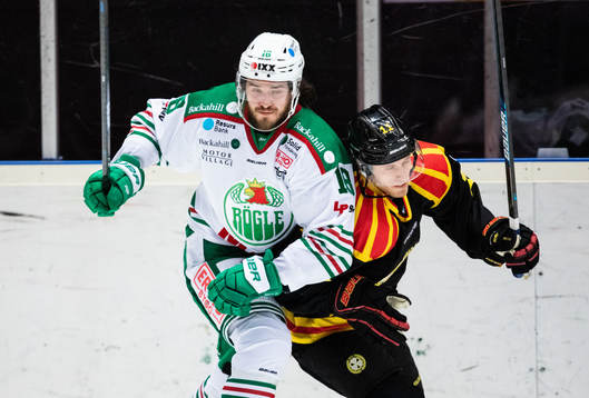 Rögles Dennis Everberg och Brynäs Josef Ingman