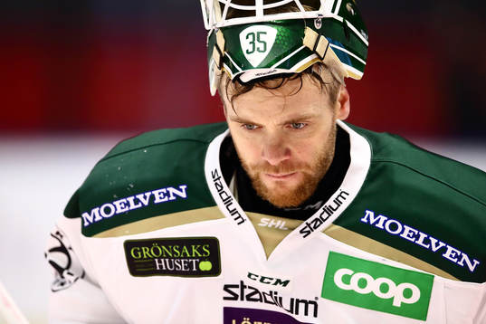 Färjestads målvakt Markus Svensson