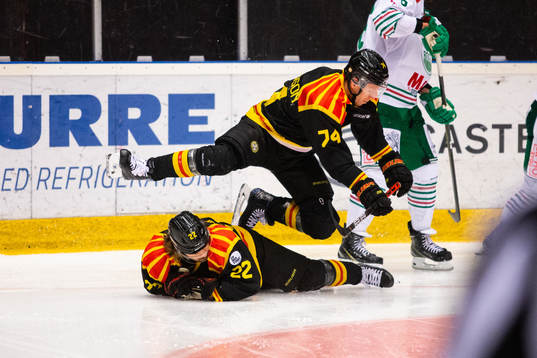 Brynäs Nicklas Danielsson och Adam Brodecki