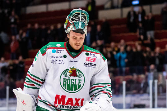 Rögles målvakt Christoffer Rifalk deppar