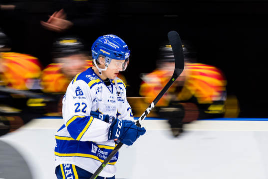 Leksands Sebastian Wännström deppar
