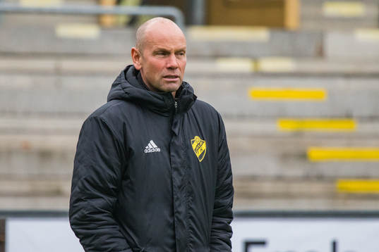 Laholms FKs tränare Ulf Thronée