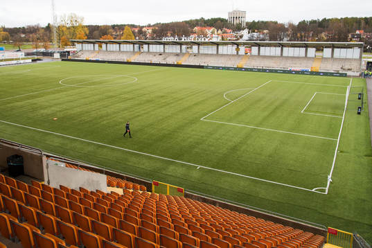 Solid Park Arena innan fotbollsmatchen i Superettan mellan