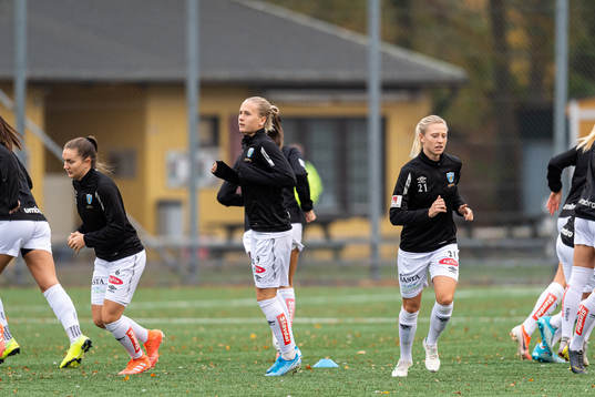 Göteborgs spelare värmer upp