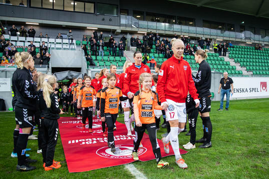 Rosengårds spelare gör entré