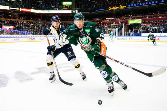 s Oscar Sundh och Färjestads Johan Ryno
